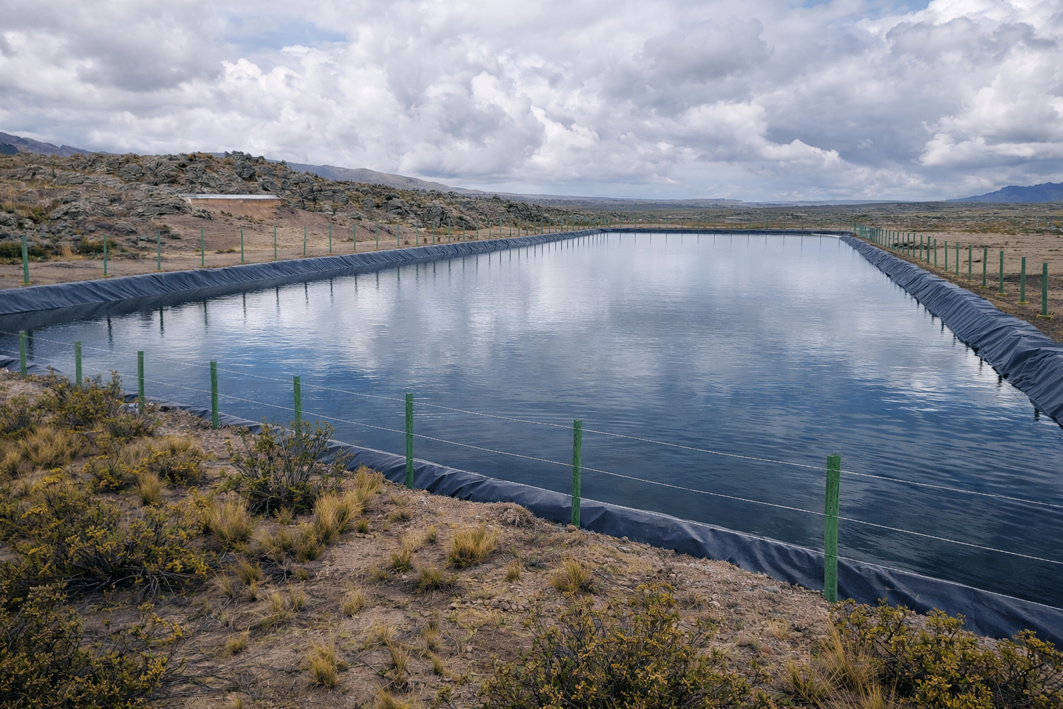 Reservorio para riego 1